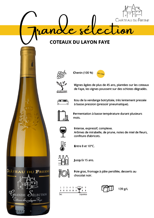 Coteaux du Layon faye Selection Vins Moelleux